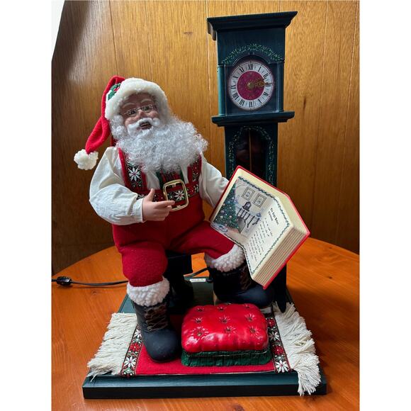 Holiday Creations 1994 - Anamatronic Santa Reading "The Night Before Christmas" - Picture 1 of 10